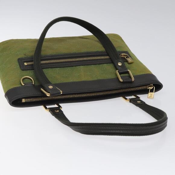 LOUIS VUITTON Monogram Mini Lucille PM Hand Bag Tst Khaki M92682 - Picture 6 of 13